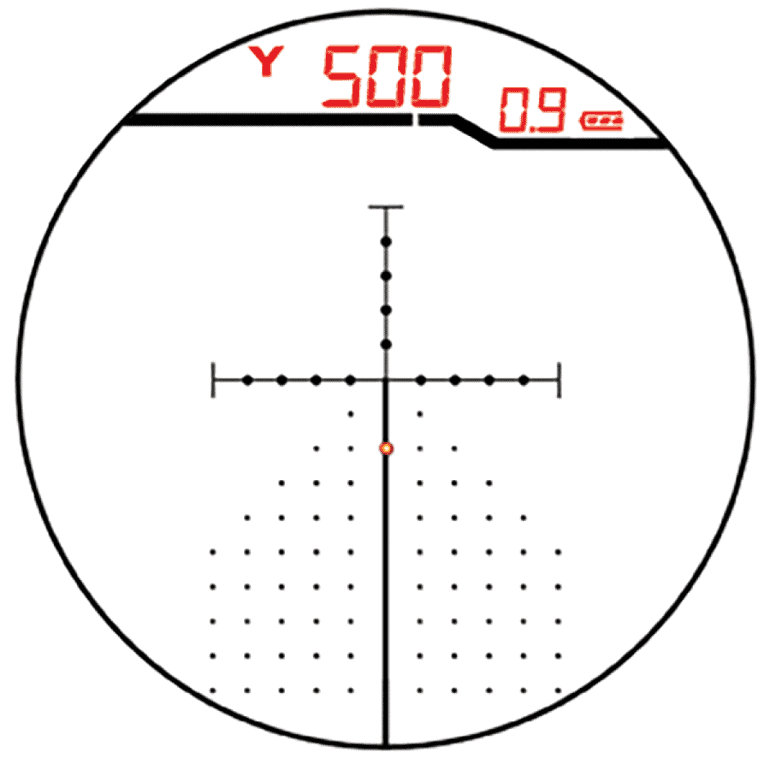 Burris Eliminator III 4-16x50mm Laser Scope reticle