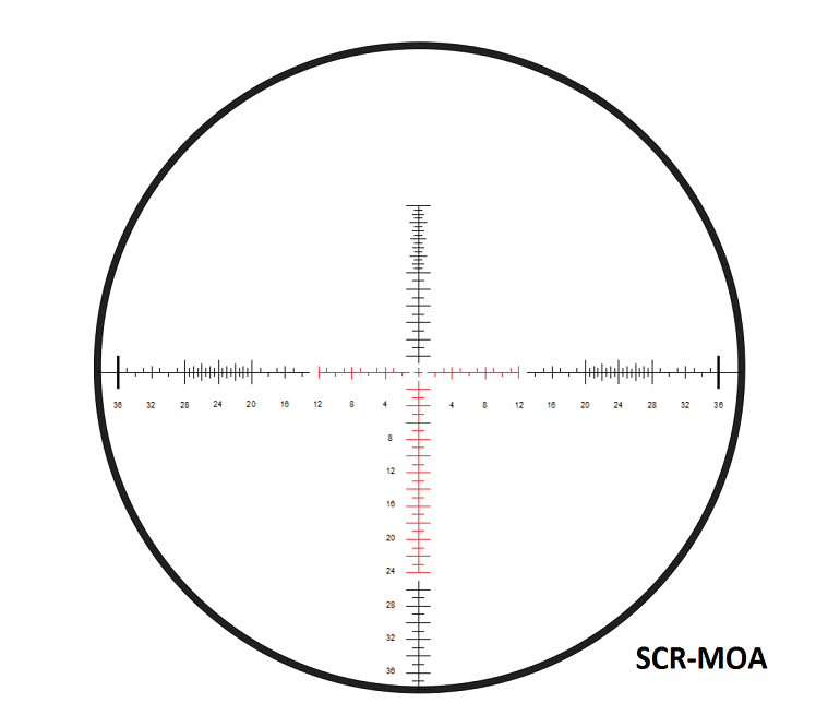 Burris XTR II 4-20x50mm reticle